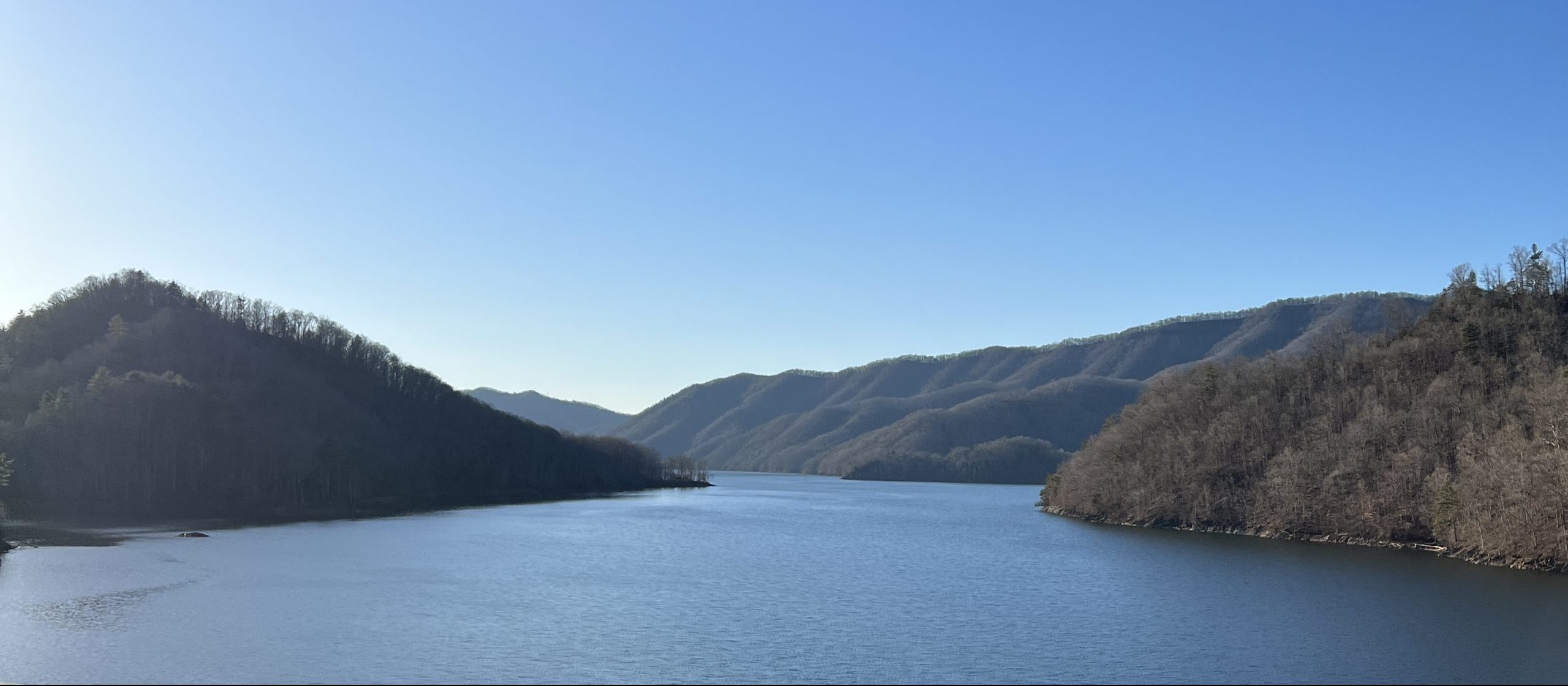 View from the Butler Bridge in East Tennessee